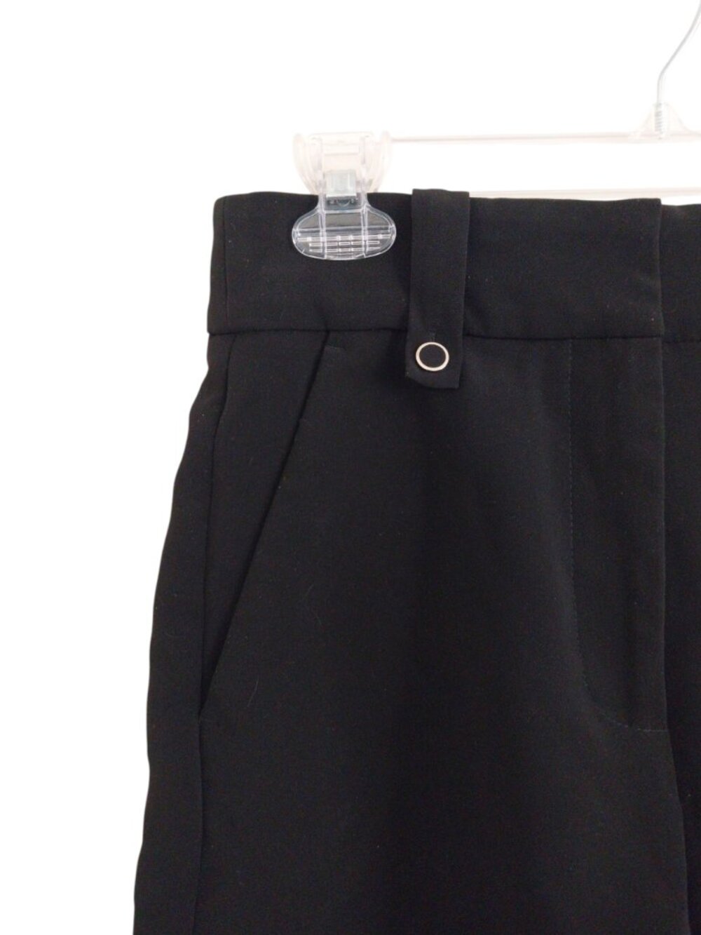 H&M Tailored High-Waist Women's Shorts Excellent Condition Black Dressy Classy - Picture 2 of 8